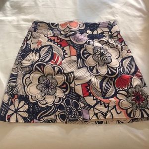 Express floral “mini” dress skirt